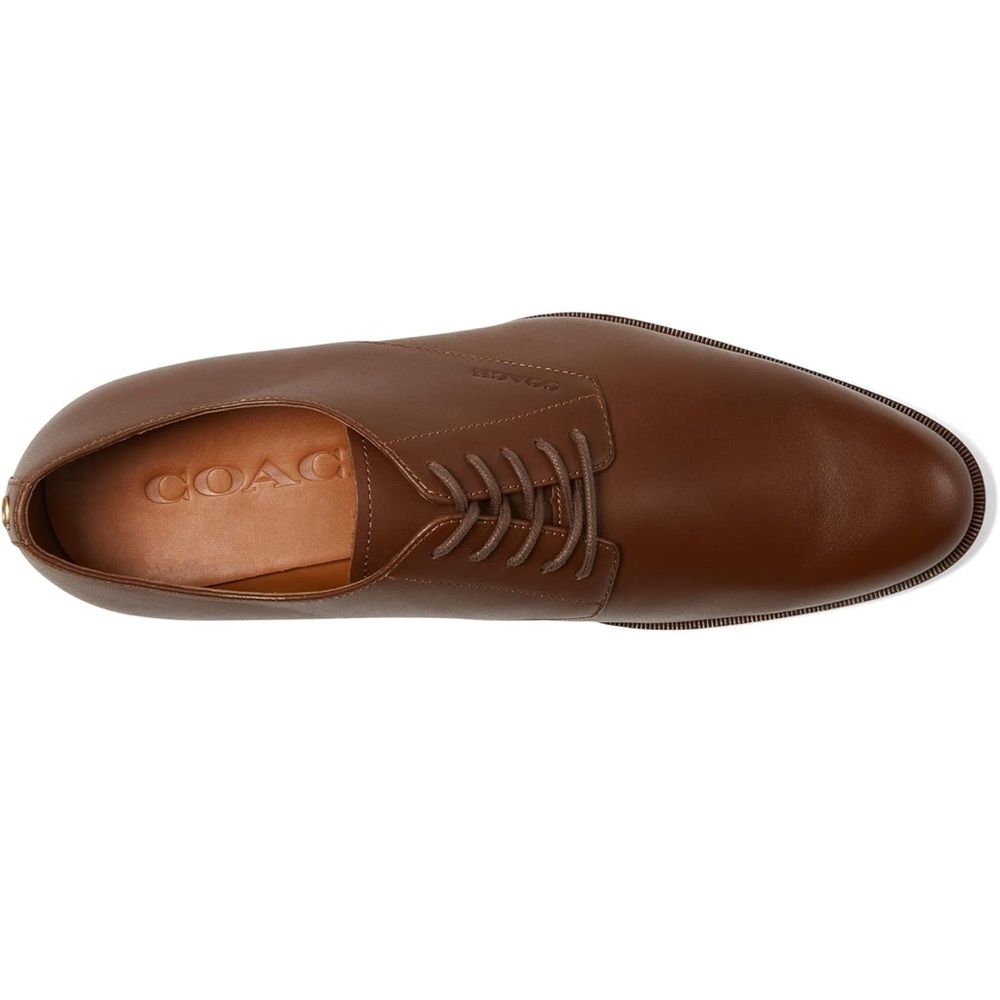 NEW Men's COACH Sculpt C Derby Lace-Up Leather Shoes-Size 7 - Picture 5 of 6